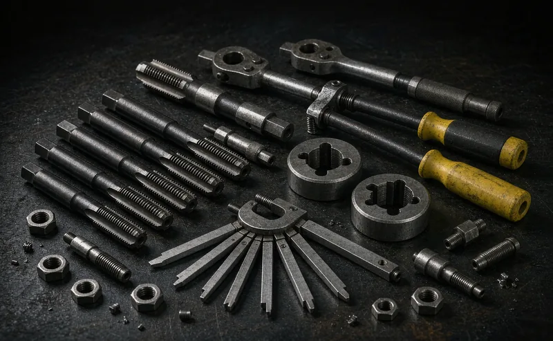 Tap and die threading tools