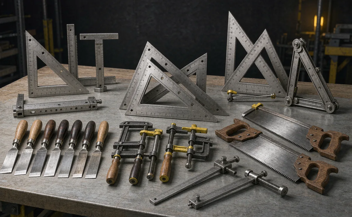 Woodworking tools and carpenter square